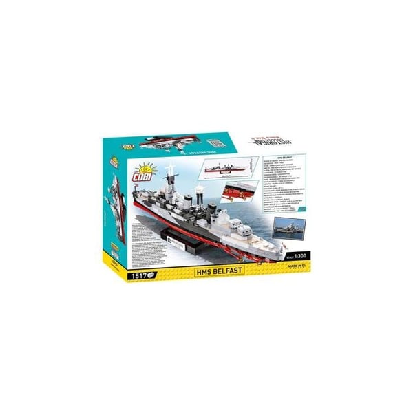 Modellsats - COBI - 4844 - HMS BELFAST - Plast - 1 st - För att montera själv
