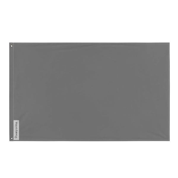 Mörkgrå Flagga – 60 x 90 cm – Hållbar Polyester – 2 Metallöglor – Inomhus / Utomhus – Pixelforma