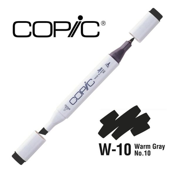 Copic - Alkoholmarkör Copic Marker W10 Varm Grå Nr.10