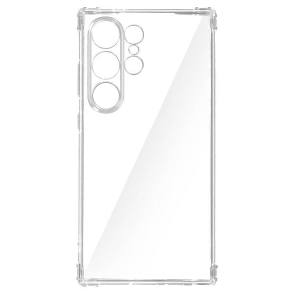 Fodral till Samsung S24 Ultra - AKASHI - Stötsäker silikon - Förstärkta hörn - Genomskinlig