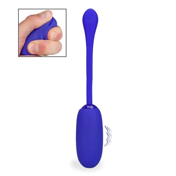 Vibrerande ägg komfort och 12 lägen Palermo - Fjärkontroll vibrator för par - Mörklila