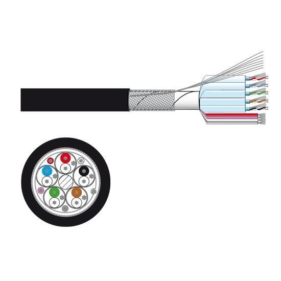 HDMI-kabel - FONESTAR - CH-124 - 100m - Svart - Anslutning av monitorer och projektorer