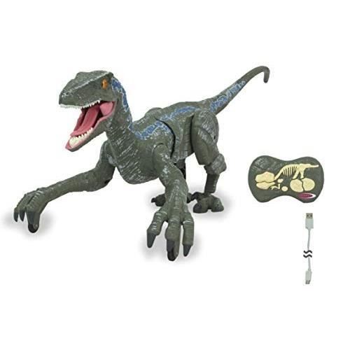 Radiostyrd leksak - JAMARA - VELOCIRAPTOR DINOSAUR - Snabba rörelser - Rörliga delar - Grön