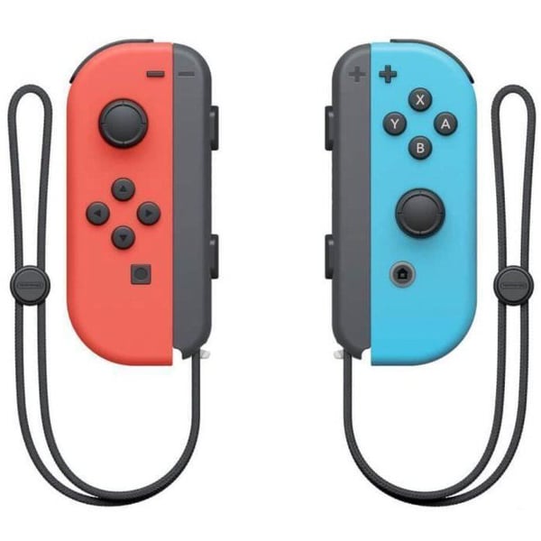 Nintendo Switch -konsoli - OLED-malli • Neonsininen ja neonpunainen