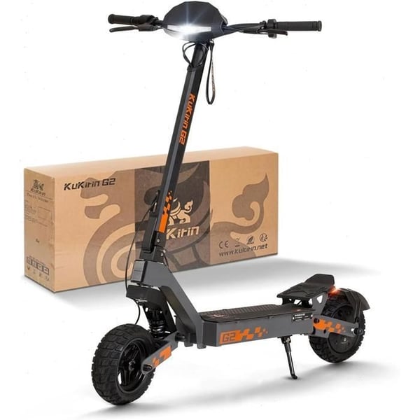 Kukirin G2 - Elektrisk scooter - 10 tommer dæk - 800 W motor - 48 V 15,6 Ah batteri, rækkevidde 55 km - Touchscreen