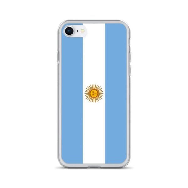 Telefonöverdrag - PIXELFORMA - Argentinas flagga - Kompatibel med iPhone 6S - Mjuk - Hållbar