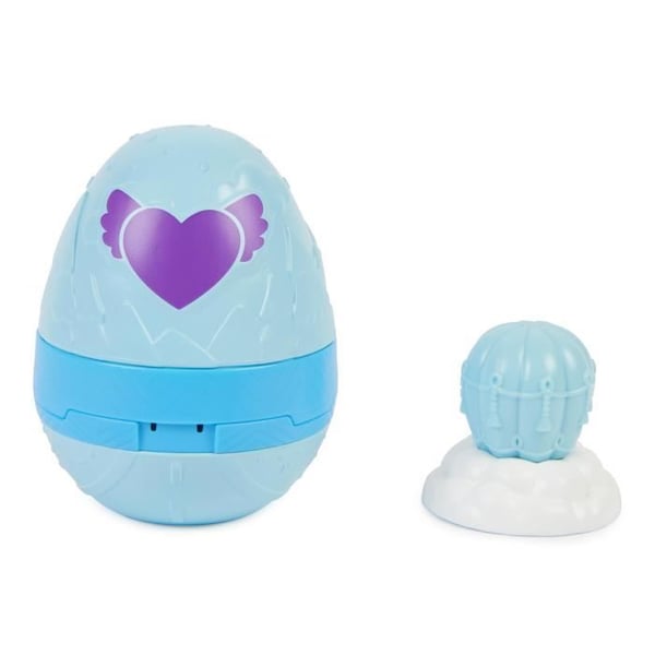 Hatchimals - PACK MED 4 SURPRISE FAMILJ 3 BARN + 1 BABY SÄSONG 2 - Blå och lila - Från 5 år