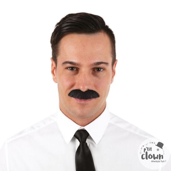 Moustache Noire - Vuxen - Mix - Huvudfärg: Svart