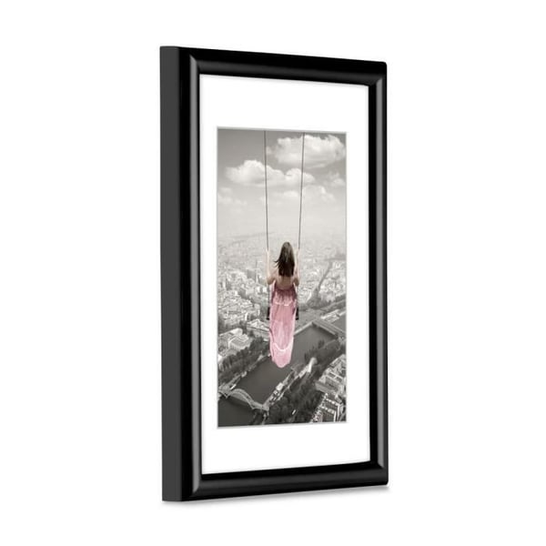 Ramställning - Gung - Svart - 40 x 50 cm - Plast - Modern design