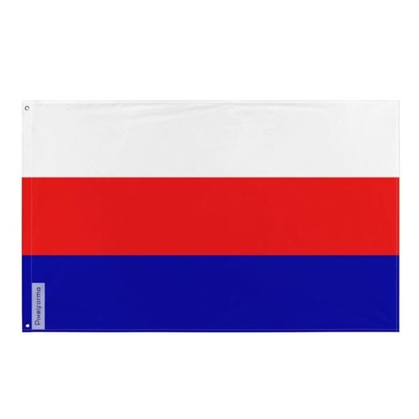 Revolutionärt flagga för Fête de la Fédération – 160 x 240 cm – Polyester – Metallöglor – Hållbar
