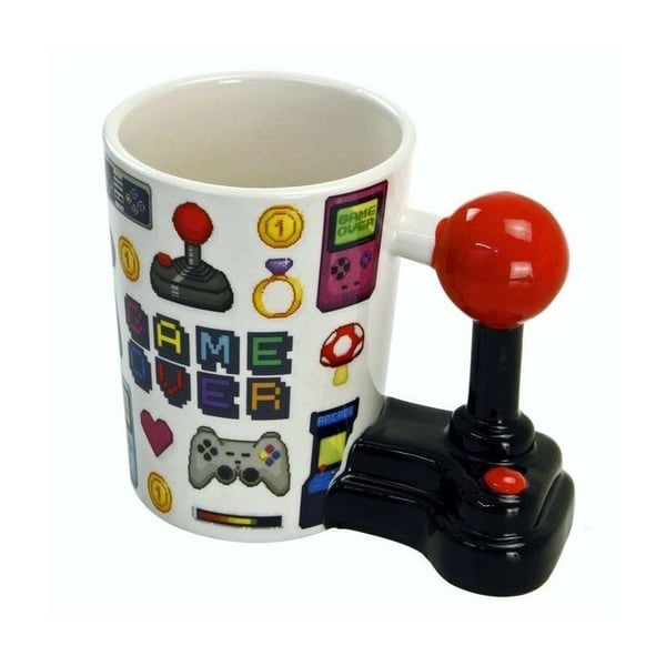 Mugg med handtag Joystick Gamer Over mugg videospel