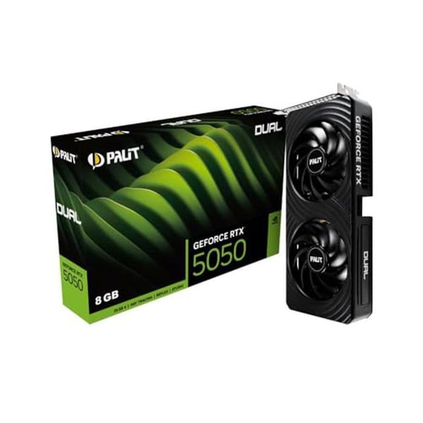 Grafikkort - Palit - RTX 5050 - 8 GB GDDR6 - PCIe x16 - Fläky kylning