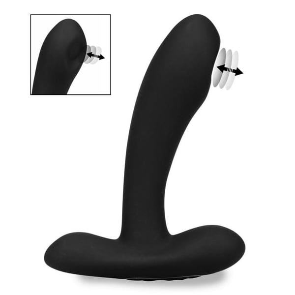 Vibromassör sexleksak man anal Prostata stimulerare slag Shell - Svart