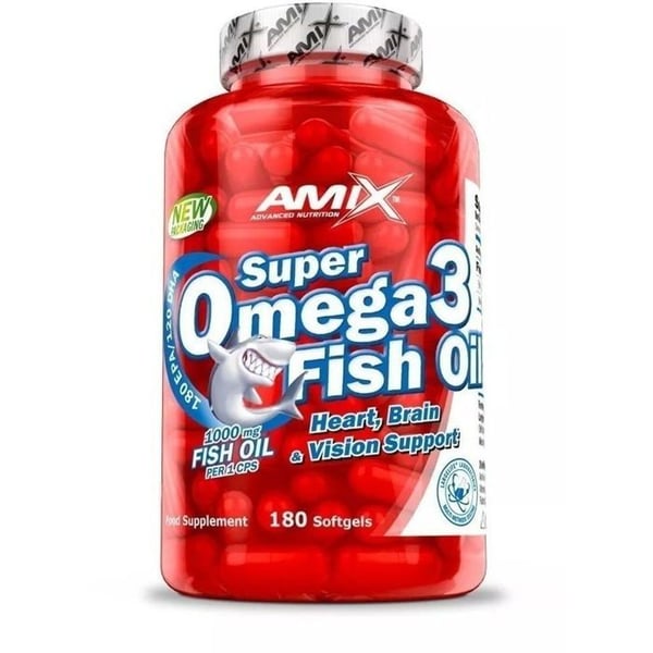 Amix Nutrition Super Omega 3 1000mg, 180 mjukgeléer