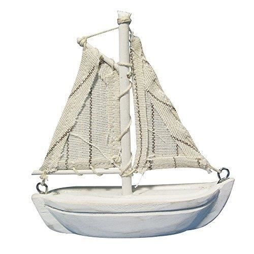 Träsegelfartyg - RAYHER - 8606500 Rayler - 8,5 cm - Beige - Dekoration - Blandad