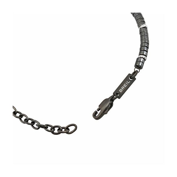 Armband i stål med hematit för män B Rocks TJ3639