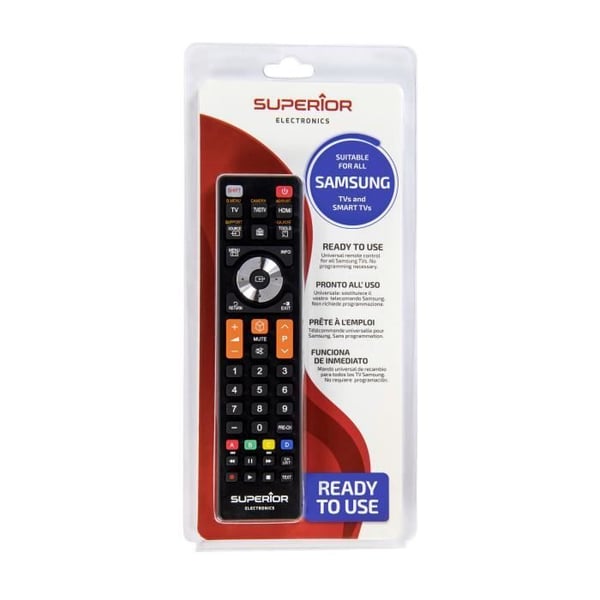 Universal fjärrkontroll - IKAZA - SAMSUNG - Kompatibel med 3D - Kompatibel med SMART TV - Svart