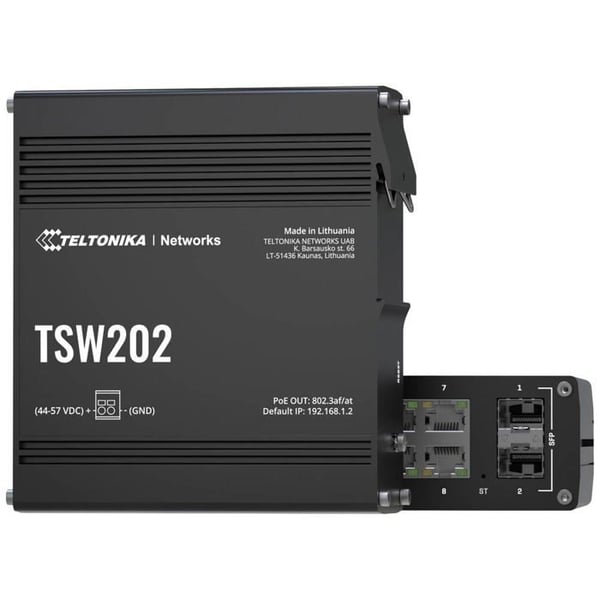 Teltonika TSW202 Kytkimet