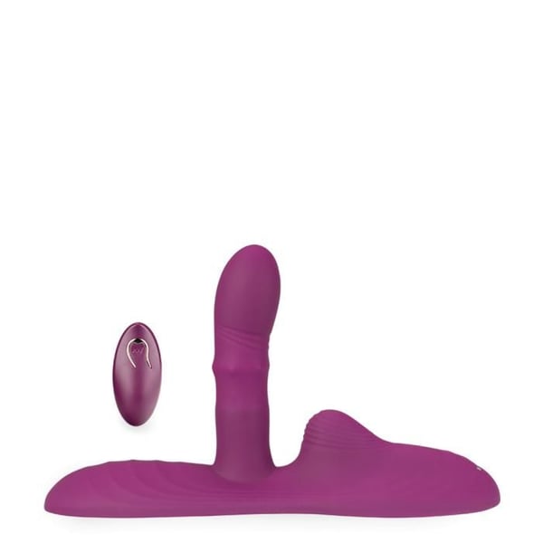 Sextoy att rida vibrations värme och rörelser Ride And Vibes - Lila