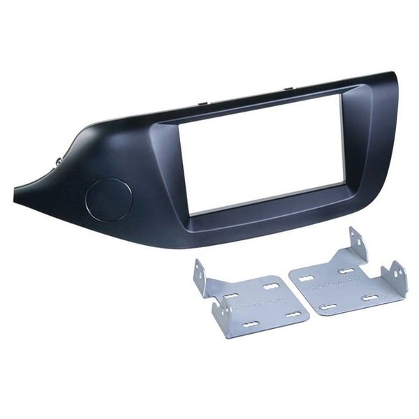 2-DIN frontadapter - ACV - Kia cee'd 2012+ - matt svart - plast - kompatibel med Kia ce'd