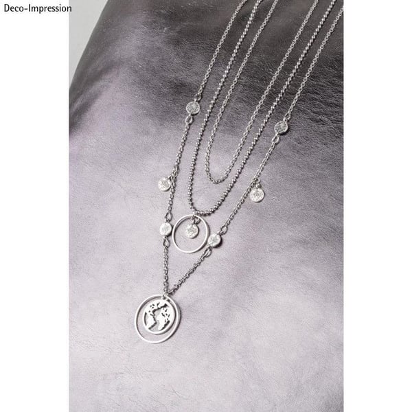 Pendentiv - Mynt - 7,3mm - Metall - Guld - 2 öglor