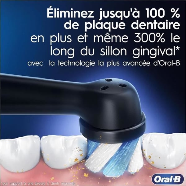 Elektrisk Tandborste - ORAL-B - iO 9 - Svart - 7 Lägen - Inkluderade Tillbehör