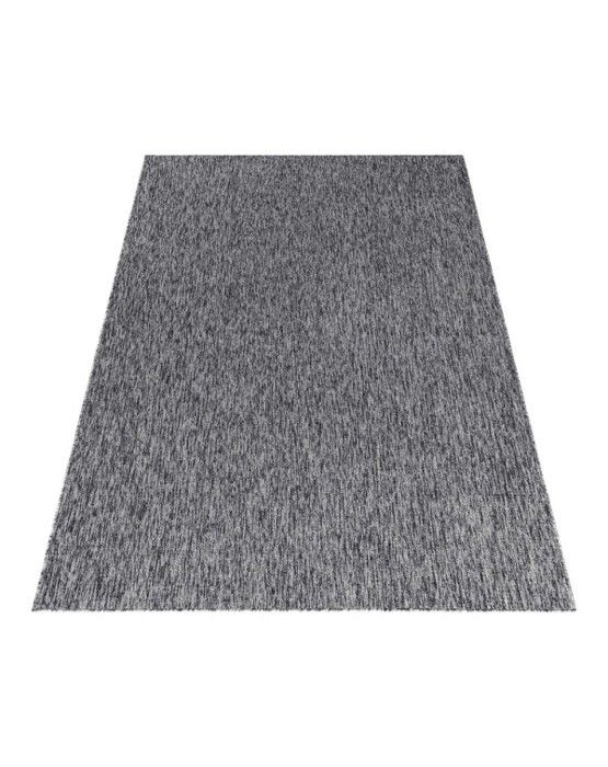Matta - NIZZA - 1800 GRÅ - 80x150 cm - Grå - Modern - 5 mm hög pile