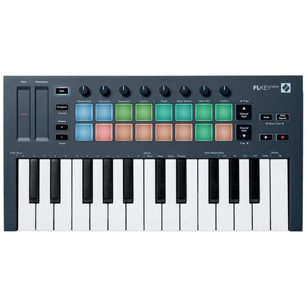 Klaviatur mästare - NOVATION - FLkey Mini - Svart - Kompatibel med Novation FLkey Mini