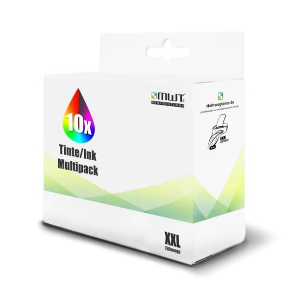 10 återvunna toner kompatibla bläckpatroner ersätter Epson T2996 29XL T2991 T2992 T2993 T2994 flerfärgad