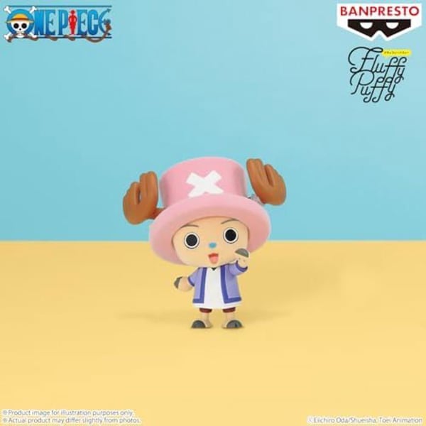 Banpresto Figurin Fluffy Puffy Tony Chopper One Piece, 7 cm, Flerfärgad, BP88984P