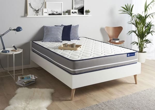 Madrass - ACTISOM - Actimemo PUR - 160x220 cm - Minnesskum - Fast stöd