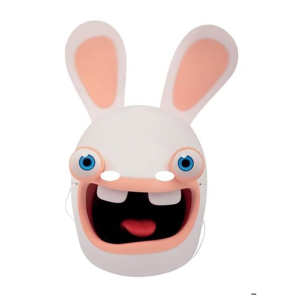 Mask - Galna Kaniner - Rosa - Barn - Papp
