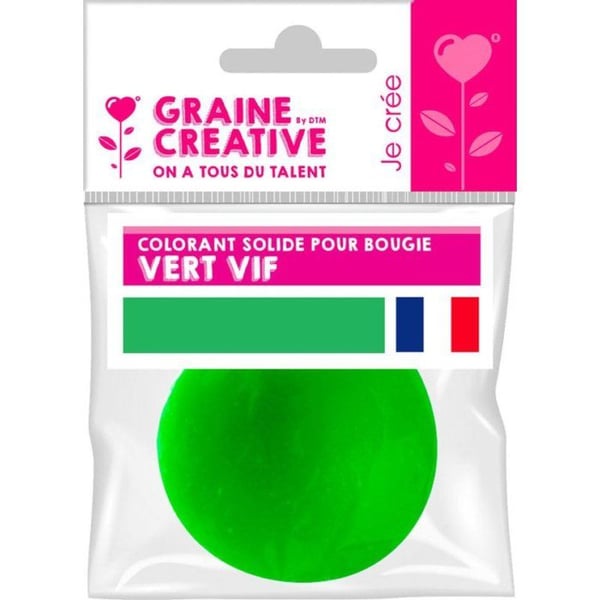 Graine Créative - fast färgämne för ljus 20 g Grön