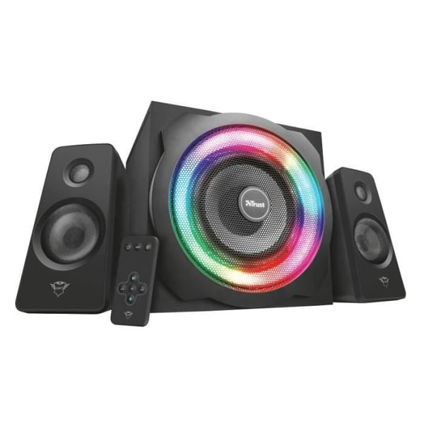 Trust Gaming GXT 629 Tytan RGB PC Gamer 2.1-högtalare med datorsubwoofer 120 watt