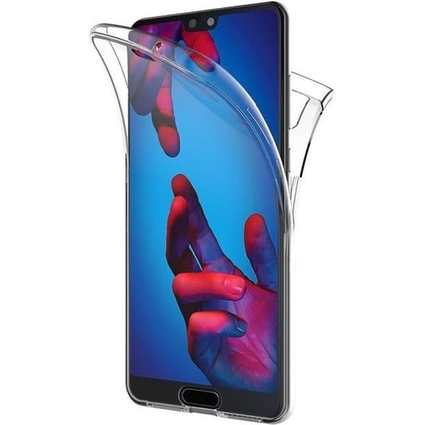 Huawei P20 PRO-skal - Helkroppstransparent TPU-gelfodral Framsida Baksida Skydd Mjukt Silikon Phonillico®