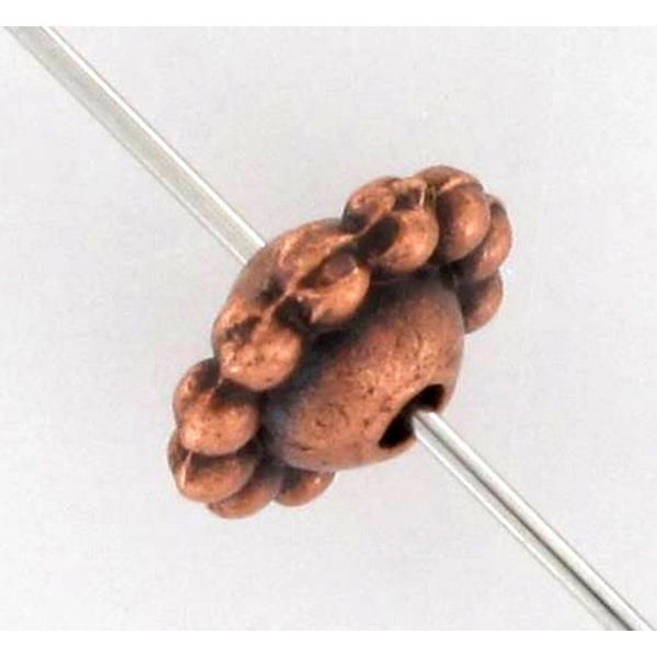 MégaCréa - Metallpärla skål Ø 8 mm Kopparfärgad (10 stycken)