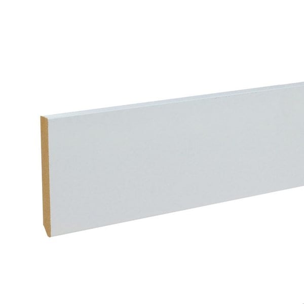 PROVISTON Sockel 10 x 70 x 2000 mm MDF Förbehandlad Fyrkantig sockel 5-pack