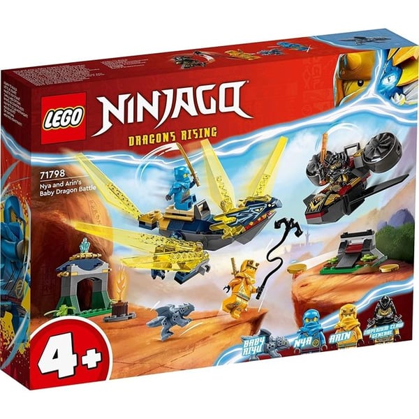 Ninjago Slaget om Nya och Arins babydrake