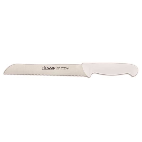 Brödkniv (pärlemorfärgad) Arcos Color - Prof 291424 i Nitrum rostfritt stål och ergonomisk mangovit polypropen med blad av