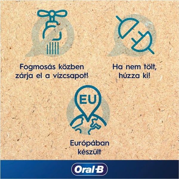 El tandborste - ORAL-B - Vitality Pro - Oscillerande - 3 lägen - Timer
