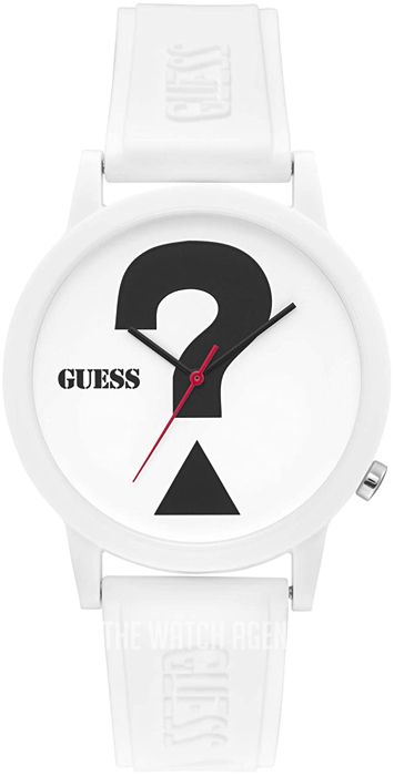 Unisex Klocka - Guess - V1041 - Färg: Vit - Armband: Silikon - Vattentålighet: 10 Atm