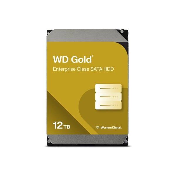 Western digital intern hårddisk - WD122KRYZ - HDD Gold 12TB SATA 512MB 3,5''