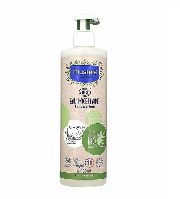 Ekologisk Tvål - MUSTELA - 400ml - Mjuk för Baby - Ekologiska Ingredienser - Utan Irritation