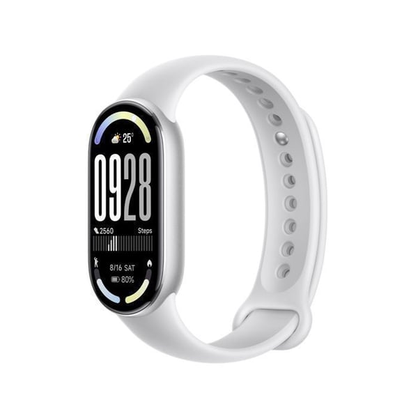 XIAOMI Smart Band 10 Grå - Smartklocka - Aluminiumhölje - Aktivitetsövervakning - AMOLED-skärm 1.72'' - 21 dagars batteritid