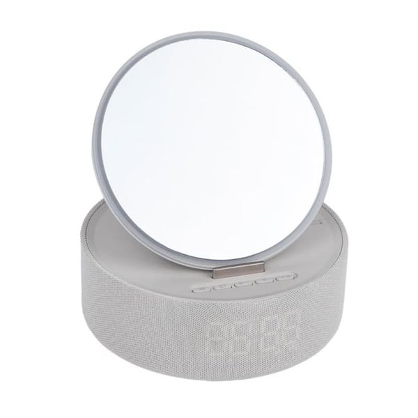 Dudùu MU-000 LED-lampa Multifunktion 6i1 med Bluetooth-högtalare och klocka Grå