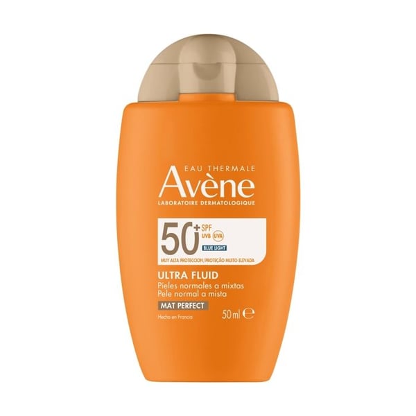 AVENE - Ultra flytande matt perfekt cc solkräm SPF50+ 50 ml kräm