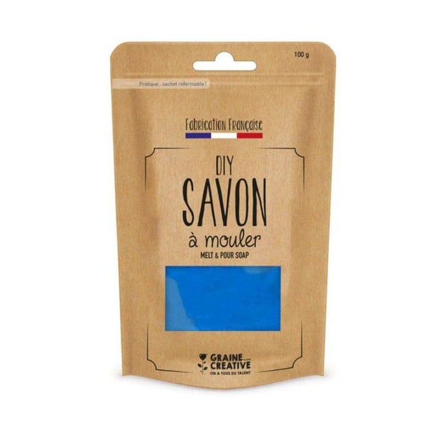 Graine Créative - Tvål 100 g Genomskinlig blå