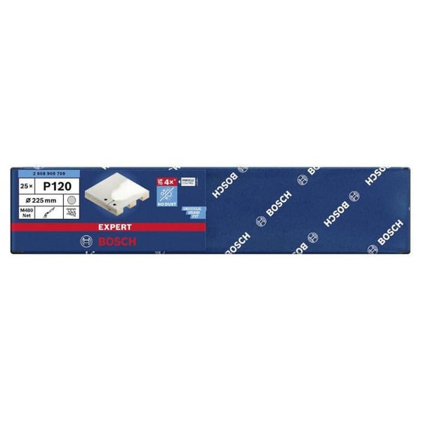 Nätslipskivor 225 mm Expert M480 för excenterslipmaskiner G80 - BOSCH - 2608900707