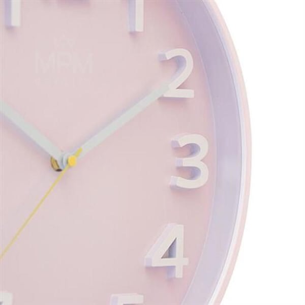 Klocka - MPM QUALITY - Tahira E01.4460.24 - Hårdför plast - Rosa - Nutida design
