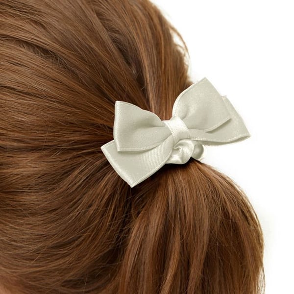 Chouchou - AVIZAR - Fluga - Satin - Vit - Elegant